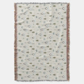 Cozy Scandinavian Holiday Woven Blanket Deken (Voorkant Verticaal)