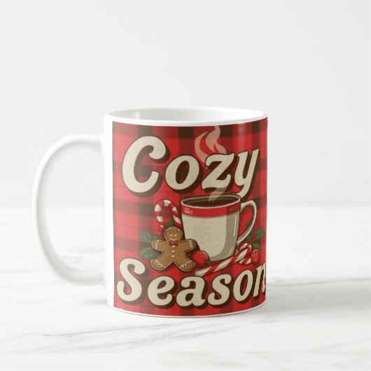 Cozy Season | Christmas Coffee Mug Design Koffiemok (Links)