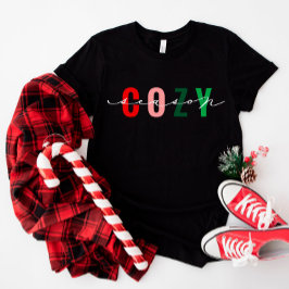 Cozy Season Cute Calligraphy Holiday Shirt