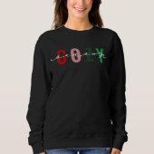 Cozy Season Cute Calligraphy Holiday Sweatshirt (Voorkant)