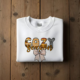 Cozy Season Mooie Geruite Strik Herbst Trui