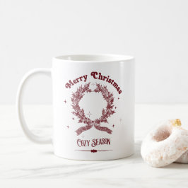 Cozy Season Vintage Christmas Koffiemok