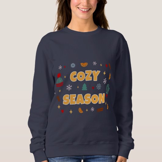 Cozy Season Winter Icons – Style A Trui (Voorkant)