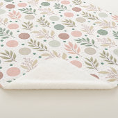 Cozy Sherpa Blanket with Classic Polka Dot Pattern Deken (3/4)