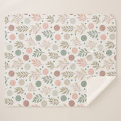 Cozy Sherpa Blanket with Classic Polka Dot Pattern Deken (Voorkant (horizontaal))