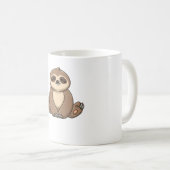 Cozy Sloth Classic T-Shirt Koffiemok (Voorkant rechts)