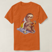 Cozy Sloth in Blanket T-shirt (Design voorkant)