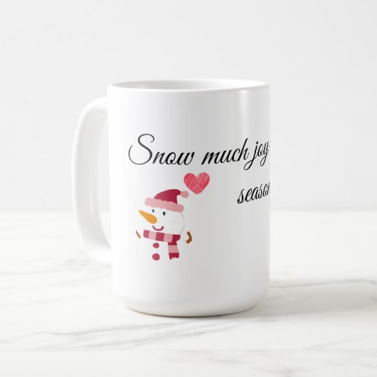 Cozy Snowman Mug Koffiemok (Voorkant links)