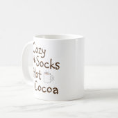 Cozy Socks & Hot Cocaca Koffiemok (Voorkant links)