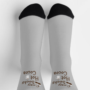 Cozy Socks & Hot Cocoa Crew Socks Sokken