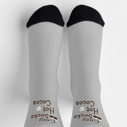 Cozy Socks & Hot Cocoa Crew Socks Sokken (Top)