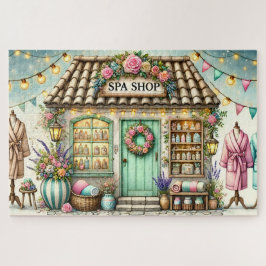 Cozy Spa Boutique Relaxation Cottage Self-Care Legpuzzel