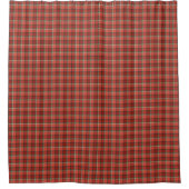 Cozy Tartan Curtain Traditional Holiday Gift Look Douchegordijn (Voorkant)
