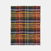 Cozy Tartan Fleece Blanket, valkleuren (Voorkant)