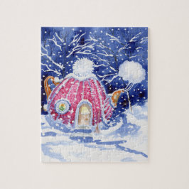 "Cozy Tea-Cozy" Holiday Jigzaag Puzzle Legpuzzel