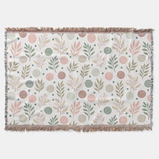 Cozy Throw Blanket with Classic Polka Dot Pattern Deken (Voorkant)