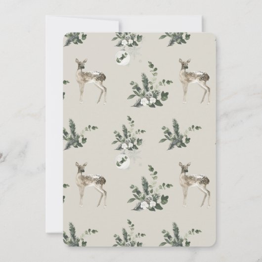 Cozy Up Comfy Holiday Items Christmas Party Kaart (Achterkant)