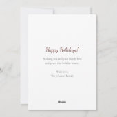 Cozy Up Hot Cocaca Mok kerst Feestdagenkaart (Achterkant)