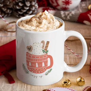 Cozy Up Hot Cocaca Mok kerstfeestdag