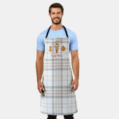 Cozy Vibes Herfst Quote Autumn Pumpkin Thanksgivin Schort (Gedragen)