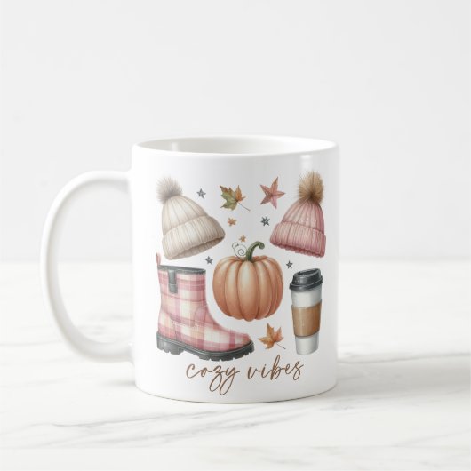 Cozy Vibes Herfst-thema Koffiemok (Links)