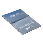 Cozy Vibes Winterstrand Monogram Notitieboek (Rechterzijde)