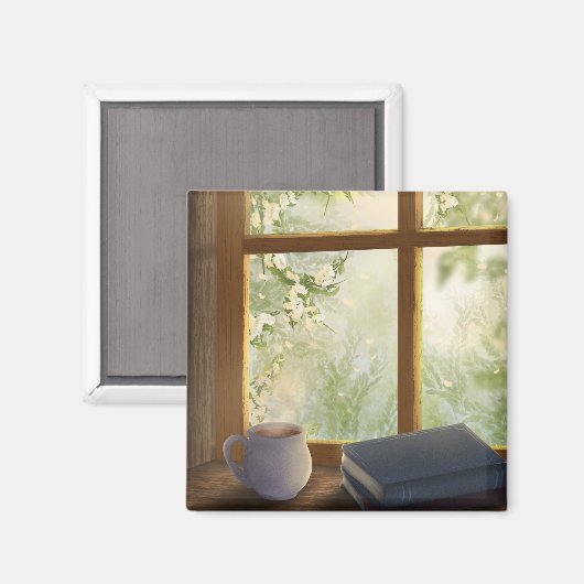 Cozy Vintage Window Magnet (Voorkant / Achterkant)