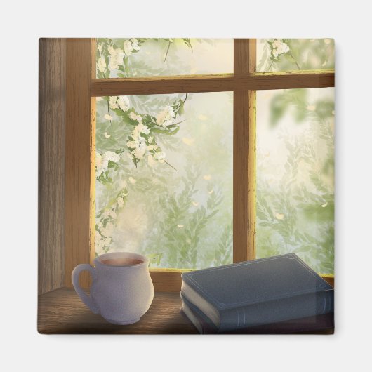 Cozy Vintage Window Magnet (Voorkant)