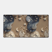 Cozy Warm Beige Celestial Moon Bureaumat (Voorkant)