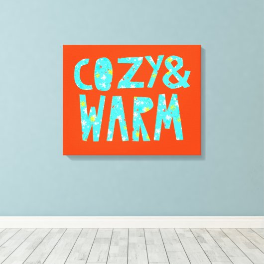 Cozy & Warm Canvas Afdruk (Insitu (Houten vloer))