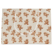 Cozy Warm Christmas Gingerbread Cookies Groot Cadeauzakje (Voorkant)