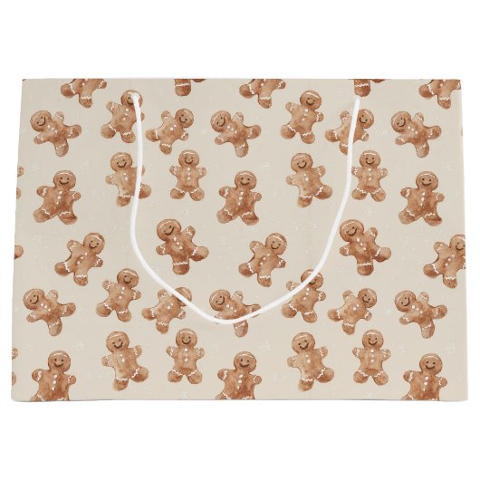 Cozy Warm Christmas Gingerbread Cookies Groot Cadeauzakje (Voorkant)