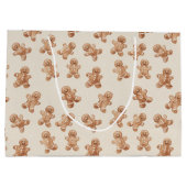 Cozy Warm Christmas Gingerbread Cookies Groot Cadeauzakje (Achterkant)