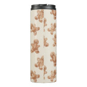 Cozy Warm Christmas Gingerbread Cookies Thermosbeker (Achterkant)