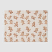 Cozy Warm Christmas Gingerbread Cookies Tissuepapier (Voorkant)