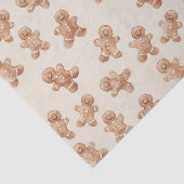 Cozy Warm Christmas Gingerbread Cookies Tissuepapier (Detail)