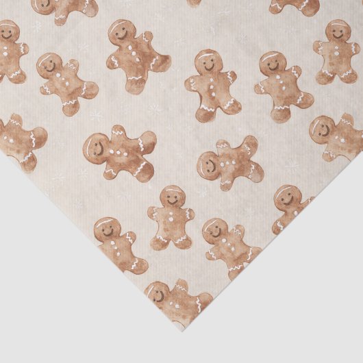 Cozy Warm Christmas Gingerbread Cookies Tissuepapier (Detail)