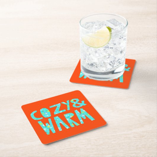 Cozy & Warm Kartonnen Onderzetters (Insitu)