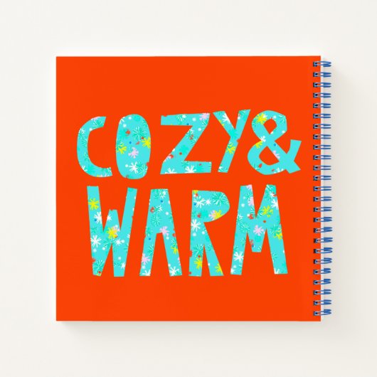 Cozy & Warm Notitieboek (Achterkant)