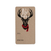 Cozy & Warm Red Buffalo Plays Reindeer No Peking Etiket (Voorkant)