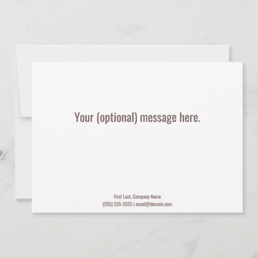 Cozy Warm Winter Wishes Client Prettige feestdagen (Achterkant)