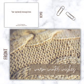 Cozy Warm Winter Wishes Client Prettige feestdagen