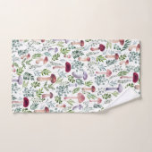 Cozy Waterverf Mushrooms Patroon Bad Handdoek (Handdoek)
