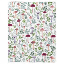 Cozy Waterverf Mushrooms Patroon