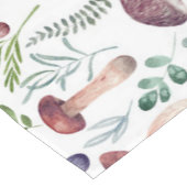 Cozy Waterverf Mushrooms Patroon Korte Tafelloper (Hoek)