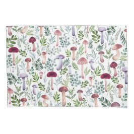 Cozy Waterverf Mushrooms Patroon Kussensloop