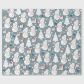 Cozy Whimsical Holiday  Cadeaupapier (Vlak)