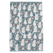 Cozy Whimsical Holiday Medium Cadeauzakje (Achterkant)