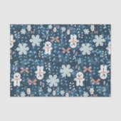 Cozy Whimsical Holiday Throw Pillow Tissuepapier (Voorkant)