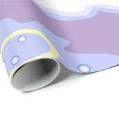 Cozy Winter Cabin in Snow Frosty Landscape Cadeaupapier (Rol Hoek)